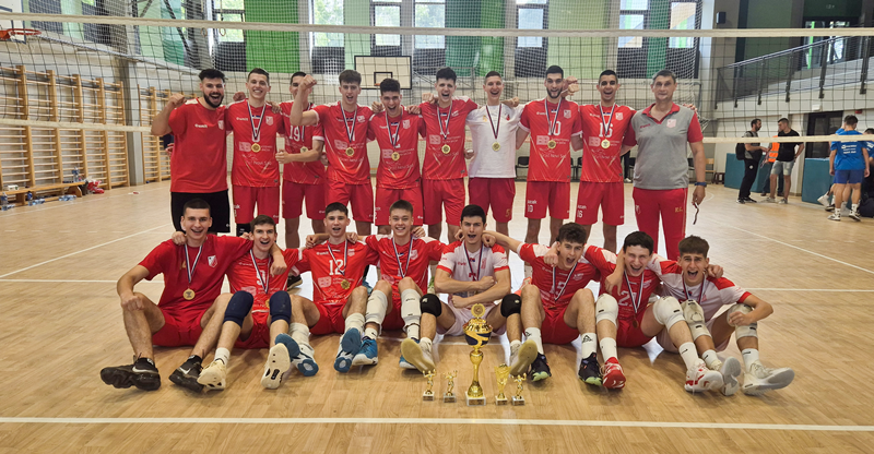Kadeti Vojvodine treći put uzastopno šampioni Srbije